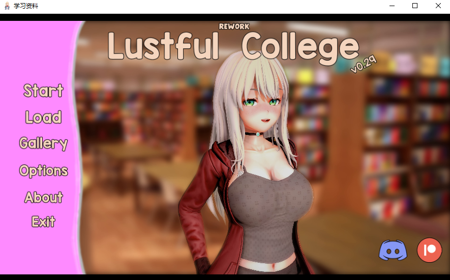 [SLG/机翻] Lustful College Rework V0.9 PC+手游 [4.5G/飞猫/微云]